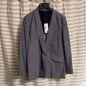 J Crew Chambray Blazer